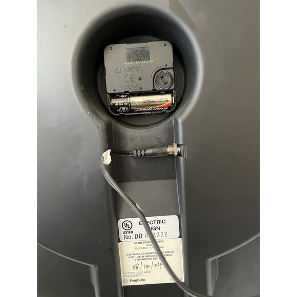 Imperial Seattle Mariners MLB Team Neon Everbright Wall Clock 20”x20” - Picture 8 of 9